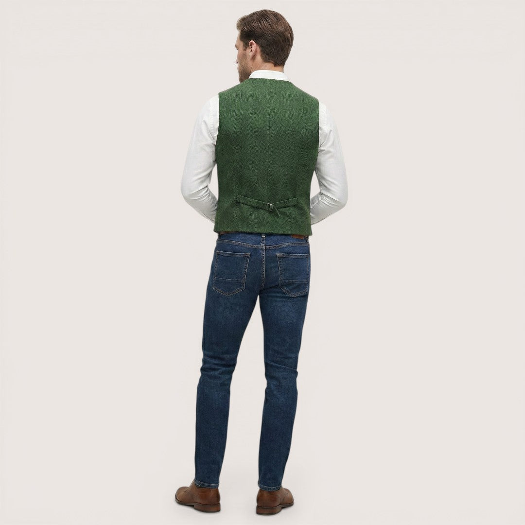 Oliver | Men’s Button-Up Waistcoat with Tailored Fit