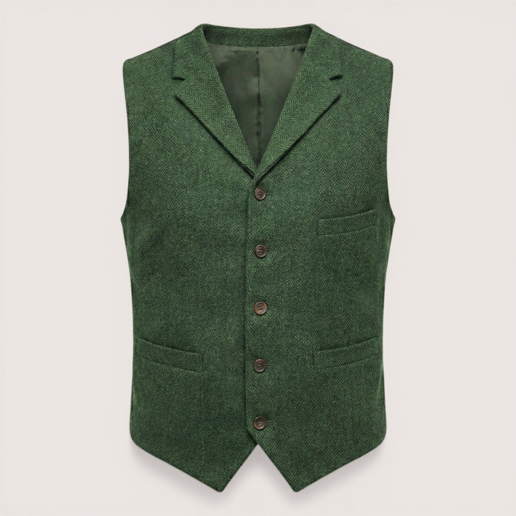 Oliver | Men’s Button-Up Waistcoat with Tailored Fit
