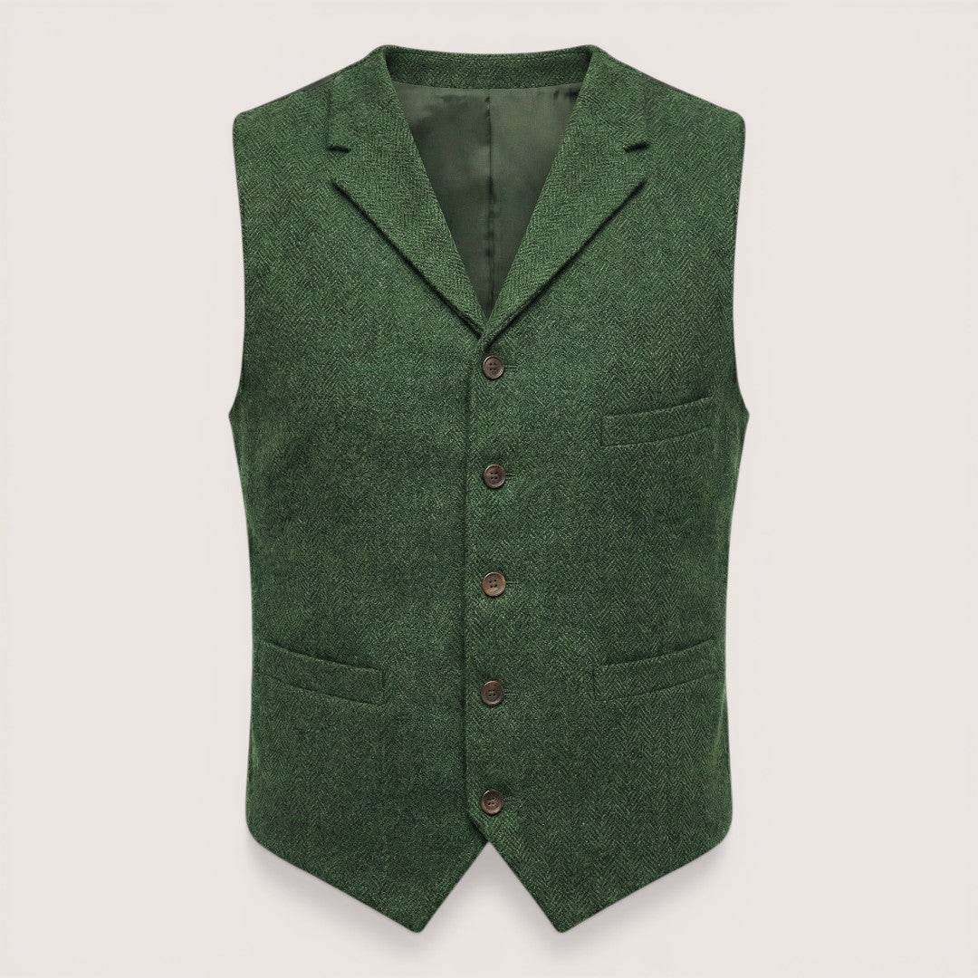 Oliver | Men’s Button-Up Waistcoat with Tailored Fit