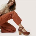 Elara | Women’s Platform Mary Jane Heels with Strap
