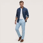 Luca | Men’s Linen Drawstring Trousers with Relaxed Fit