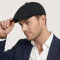 Arthur | Men’s Classic Flat Cap with Adjustable Strap