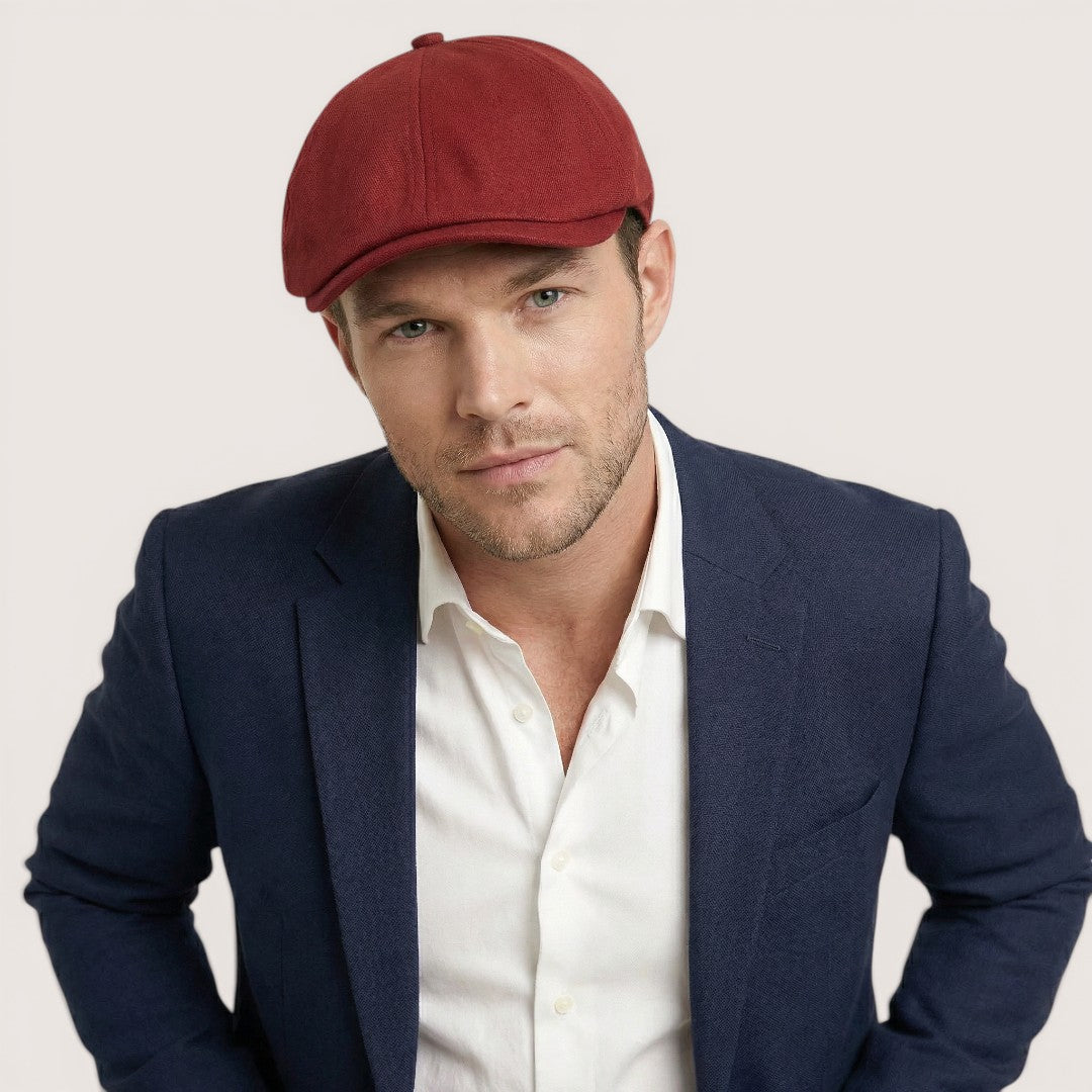 Arthur | Men’s Classic Flat Cap with Adjustable Strap
