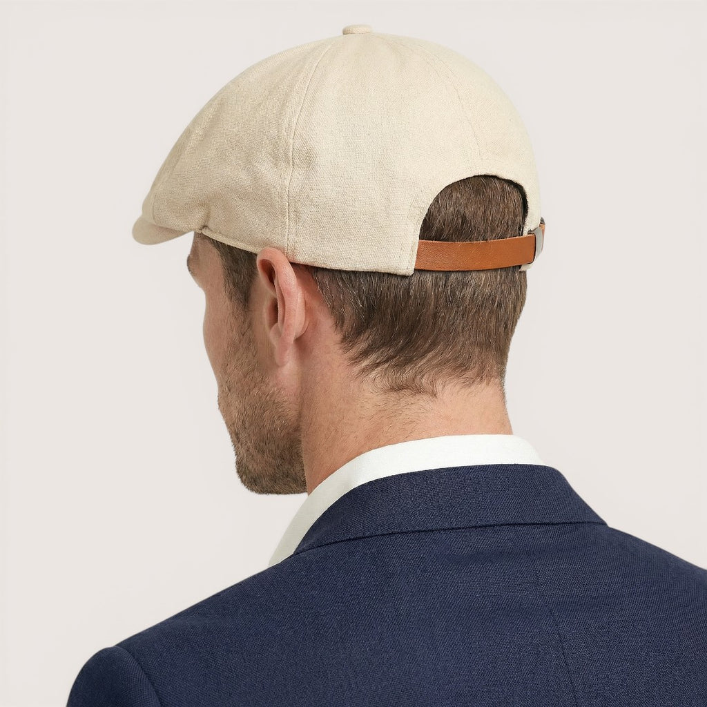 Arthur | Men’s Classic Flat Cap with Adjustable Strap