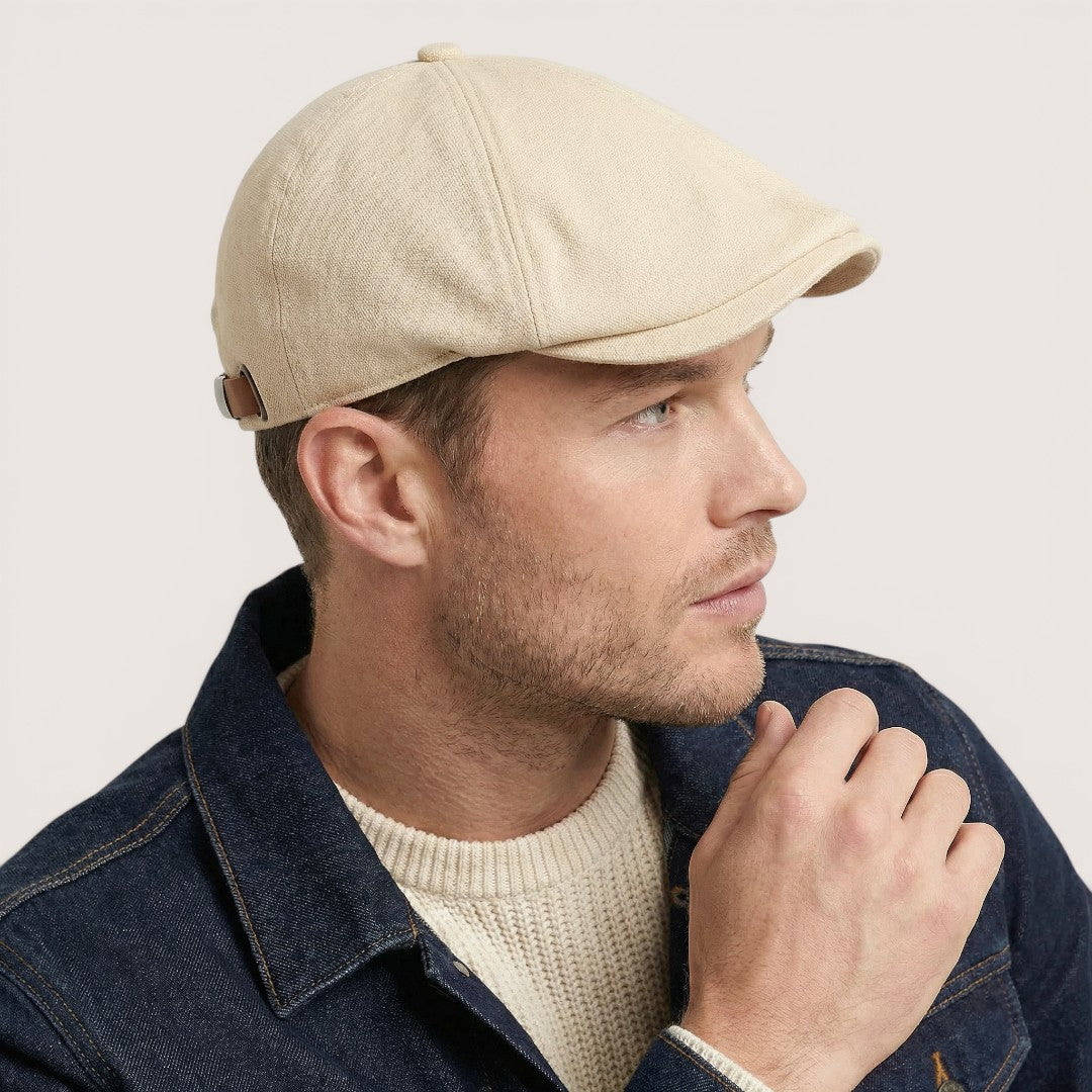 Arthur | Men’s Classic Flat Cap with Adjustable Strap