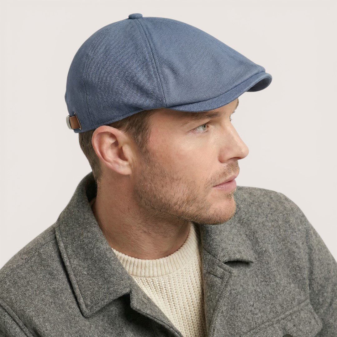 Arthur | Men’s Classic Flat Cap with Adjustable Strap