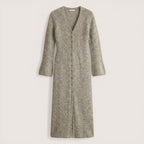 Elowyn | Women’s Long Knit Cardigan with Button Front
