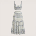 Liora | Women’s Two-Piece Cami Top and Printed Maxi Skirt Set
