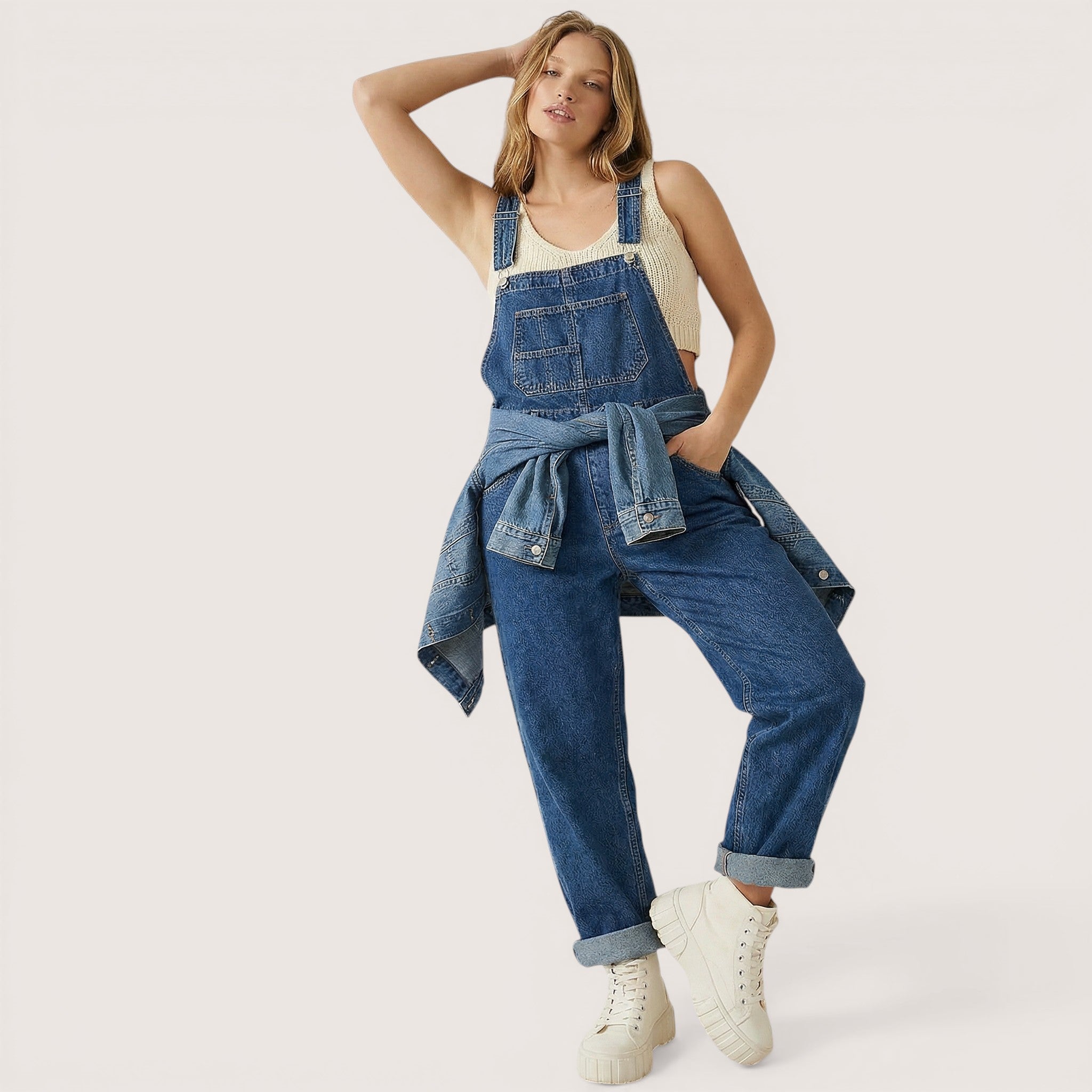 Harper | Women’s Denim Overalls with Relaxed Fit