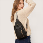 Nova | Women’s Sling Backpack with Multi-Zip Design