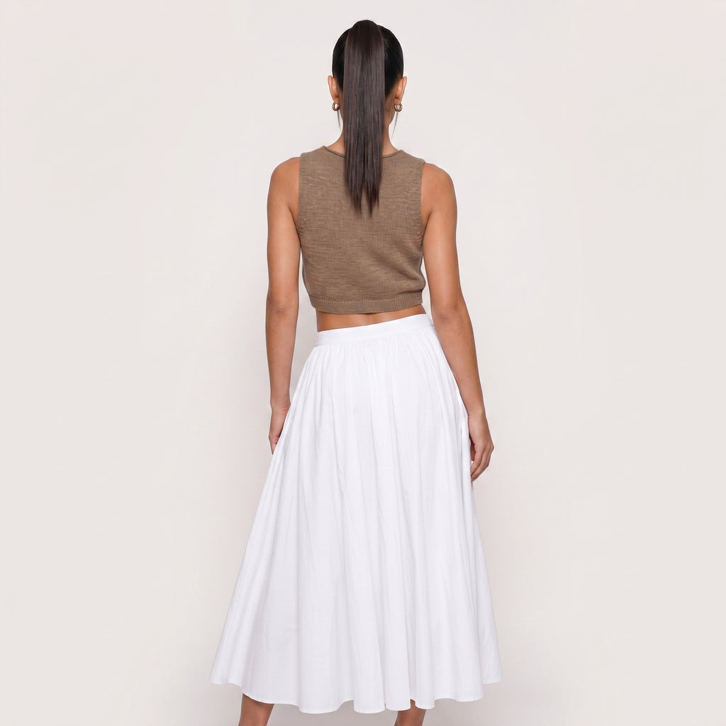 Elara | Women’s High-Waist Flowing Maxi Skirt