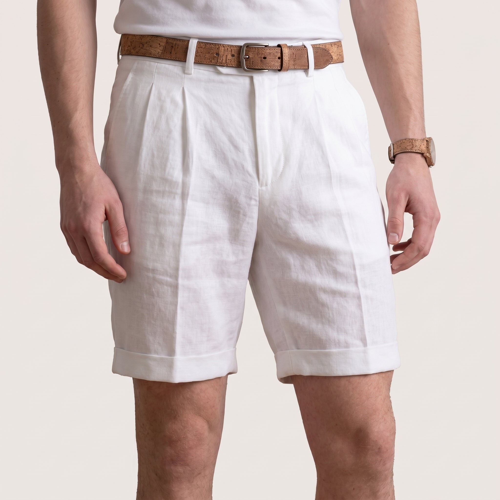 Arlen | Men’s Tailored Shorts with Pleated Front