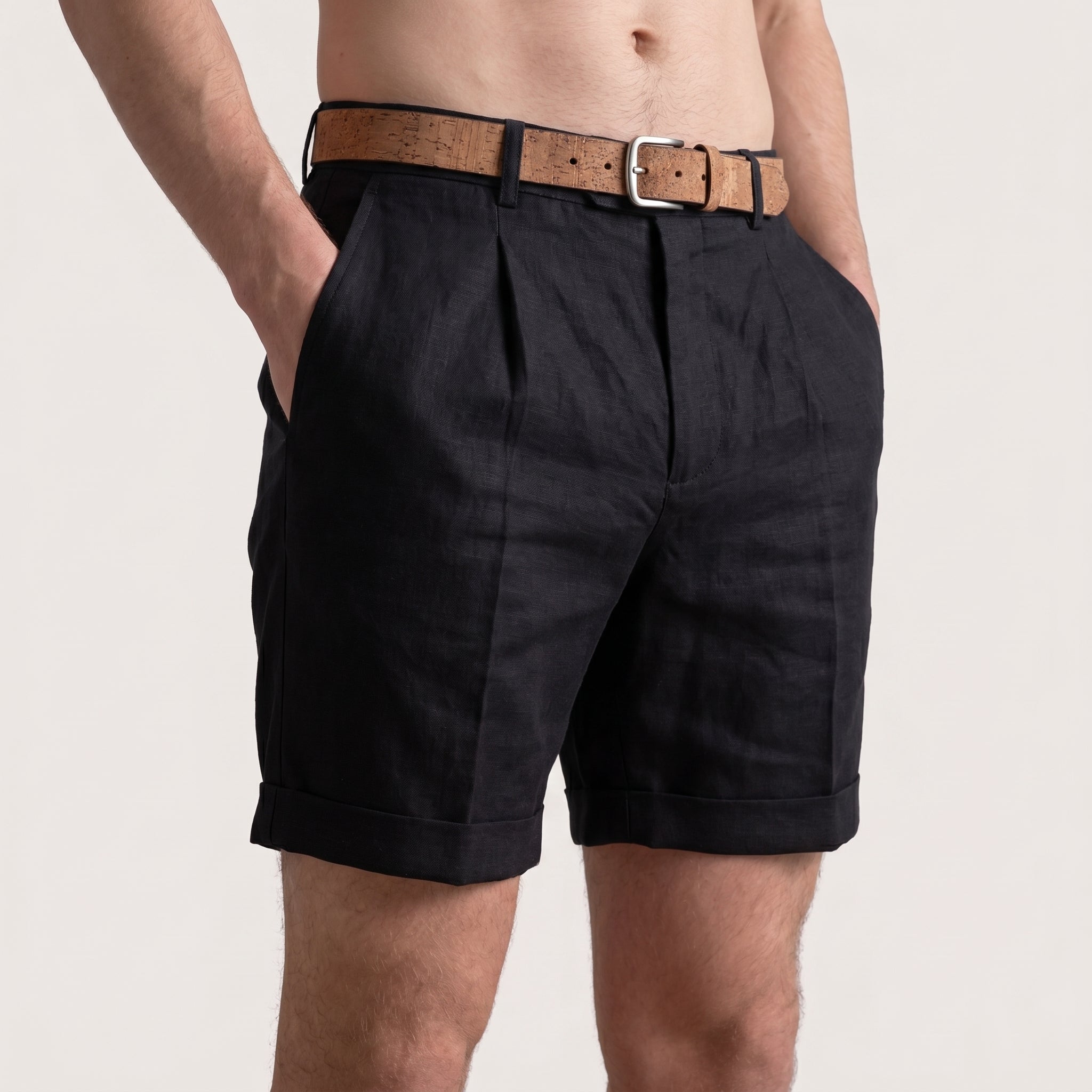 Arlen | Men’s Tailored Shorts with Pleated Front
