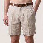 Arlen | Men’s Tailored Shorts with Pleated Front