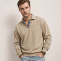 Arlen | Men’s Polo Collar Sweatshirt with Long Sleeves
