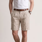 Arlen | Men’s Tailored Shorts with Pleated Front