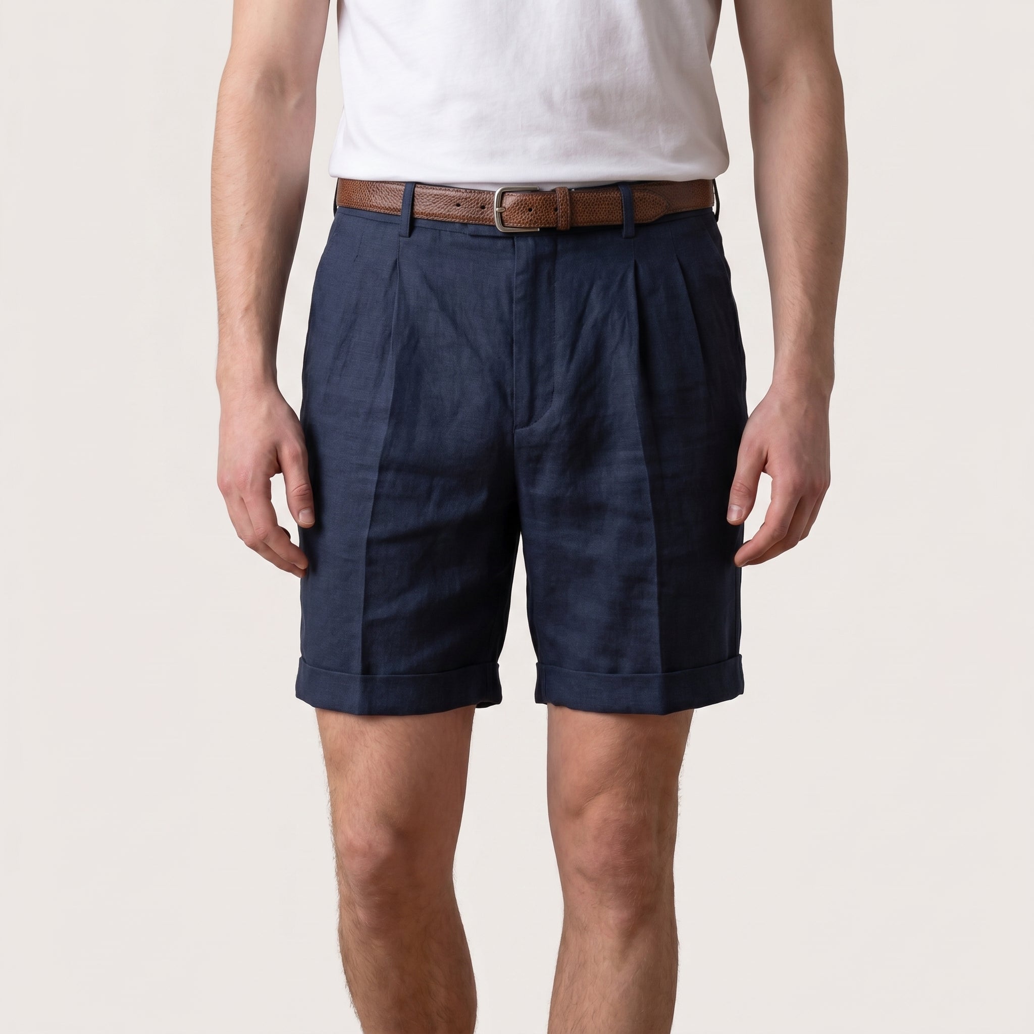 Arlen | Men’s Tailored Shorts with Pleated Front