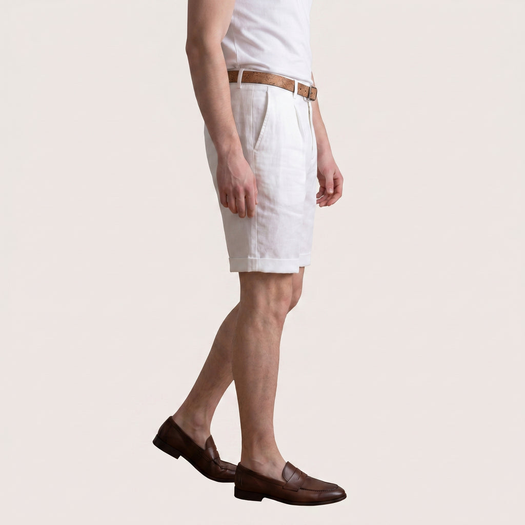 Arlen | Men’s Tailored Shorts with Pleated Front