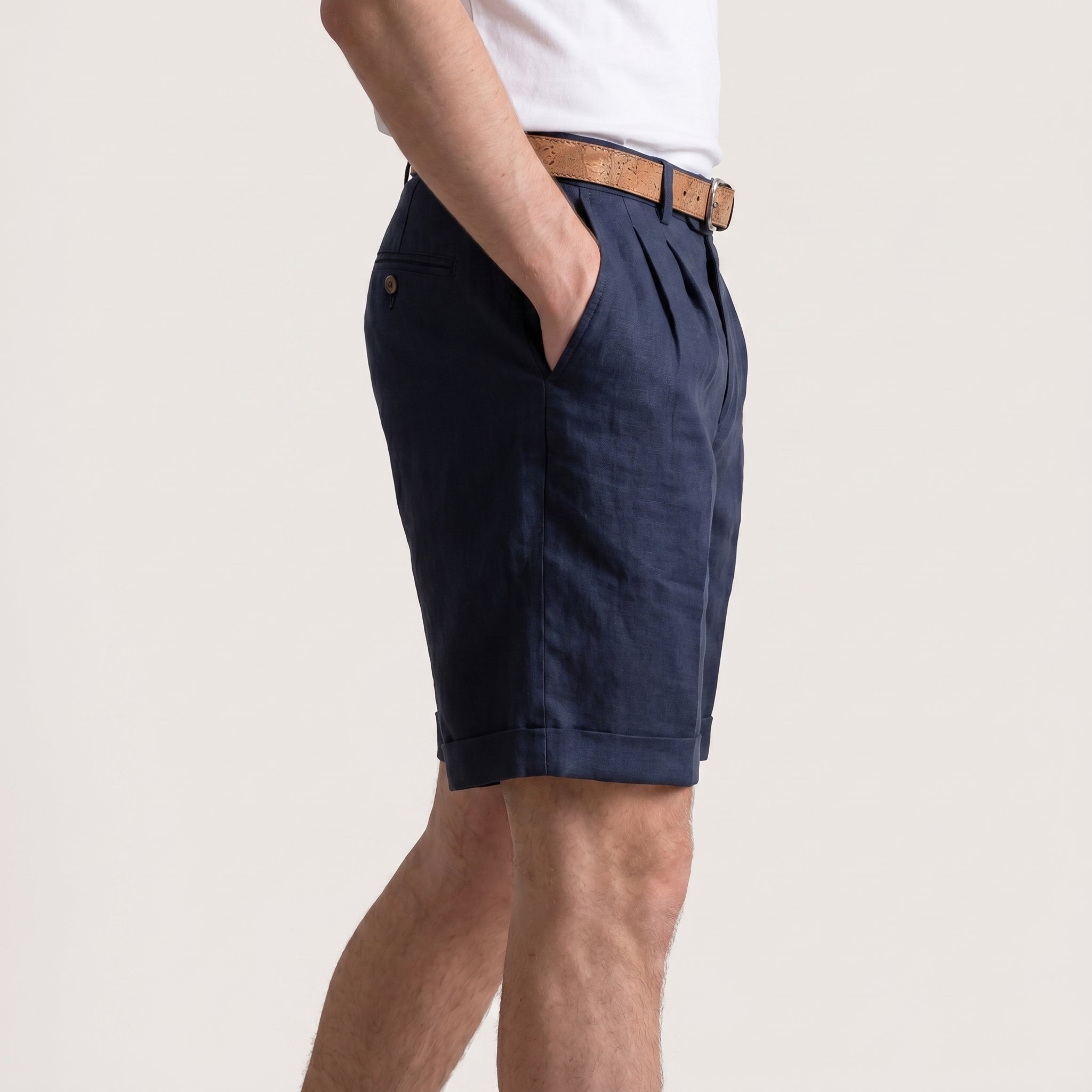 Arlen | Men’s Tailored Shorts with Pleated Front